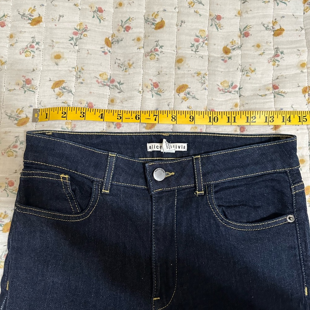 Alice + Olivia Kayleigh Bell Bottom Jeans